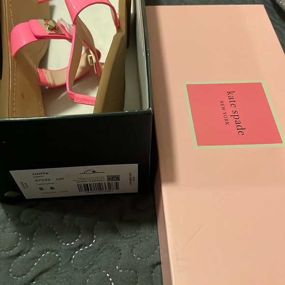 Kate Spade sandals NWT pink 8.5 - Picture 3 of 6